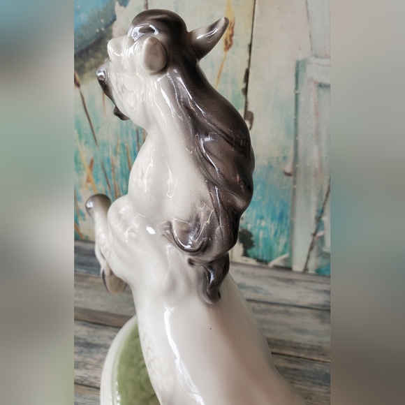 ***SOLD***Antique Keramos Porcelain Figurine Vienna Stallion Figurine - Picture 11 of 11